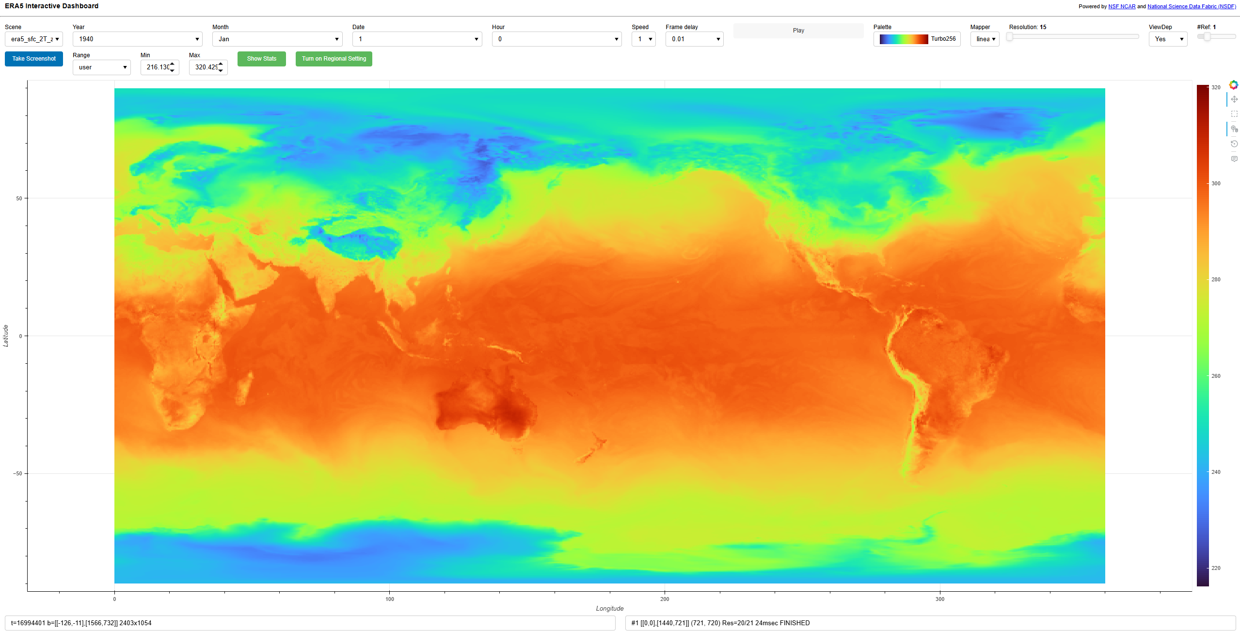 ERA5 Dashboard screenshot